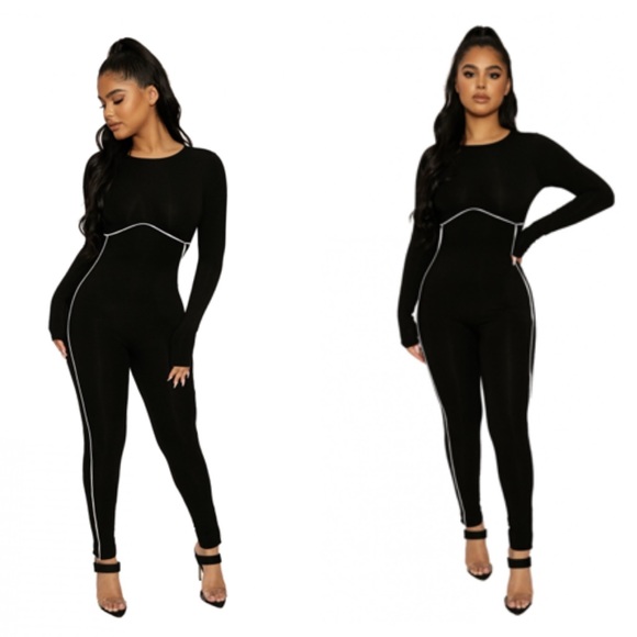 naked wardrobe Pants - naked wardrobe LEMME BUTTER U UP JUMPSUIT